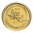 1/4 oz Gold Twin Maple Leaf (Random Year)