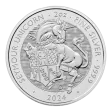 Pre-Owned 2024 UK Tudor Beasts Seymour Unicorn 2oz Silver Coin - VAT Free
