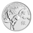 Pre-Owned 2016 UK Lunar Monkey 1oz Silver Coin - VAT Free