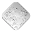 250 Gram Sunshine America250 Buffalo Square Silver Bar (New)