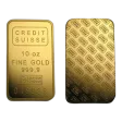 10 oz Gold Bar - Credit Suisse