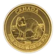 2014 1/4 Oz Canadian Arctic Fox Gold Coin - BU
