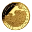 Gold Coin African Wildlife: Somali Elephant 1/25 oz Gold 2026