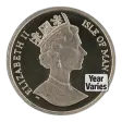 1/2 Oz Platinum Isle of Man Noble - BU (Random Year)