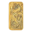 2024 Perth Mint Rectangular Dragon Gold Coin - 1oz