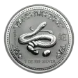 2001 Australia 1 oz Silver Year of the Snake Secondary Market (Series I)