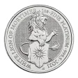 2021 1oz British Platinum Queens Beast White Lion Coin (BU)