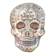 2 oz .999 Fine Silver Sugar Skull - Day of the Dead - Third Eye