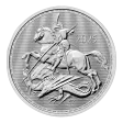 Pre-Owned UK St George and the Dragon 1oz Silver Coin - Mixed Dates - VAT Free