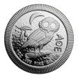 Pre-Owned Niue Athenia Owl 1oz Silver $2 Stackable Coin - Mixed Dates - VAT Free