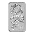 1 oz Perth Mint Lunar Dragon Silver Bar .9999 Fine
