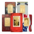 1 oz Gold Bar (Inc. Assay Card) (Assorted Designs) (Circulated) - Pamp Suisse