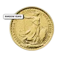 1/10 oz Gold Britannia Coin (Random Year) (Circulated) (Un-sealed) - Royal Mint UK