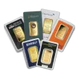 1 oz Gold Bar (Inc. Assay Card) (Circulated) - Various Brands