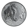 2025 Samoa Seahorse 1oz Silver Coin .999 Fine Silver (Scottsdale Mint)