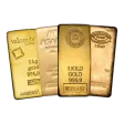 1 Kilo/kg Gold Bar(Circulated) - Assorted Brands