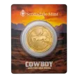 1 oz Scottsdale Mint Cowboy Gold Round
