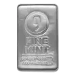 50 oz Cast-Poured Silver Bar - 9Fine Mint