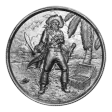 2oz Elemetal The Captain Ultra High Relief Silver Round (Privateer Series #3)