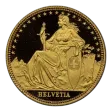 Swiss Helvetia 1/10 oz Gold Round