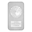 1oz Silver Perth Mint Rectangular Kangaroo Bar