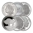 1 oz Silver Round (Random Mint & Design) (Circulated)