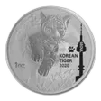 2020 South Korea 1 oz Silver Tiger BU