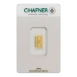 Gold Bar 1 g C Hafner