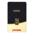 1 gram IGR .9999 Fine Gold Bar - In Assay Card