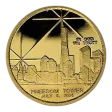 2005 Cook Island Freedom Tower 1/4 oz Gold Coin