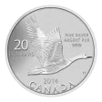 1/4 oz 2014 $20 for $20 Canada Goose - Pure Silver Coin