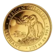 2016 1/25 oz Gold African Wildlife Elephant