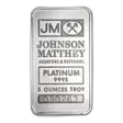 5 oz Platinum Bar - Johnson Matthey