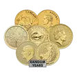1/2 Oz Sovereign Minted Gold Coins - Random Dates/Designs