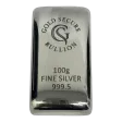 100g Goldsecure Cast Silver Bar 999.5