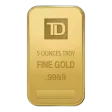 5 oz TD Bank Gold Bar