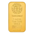1oz - 9999 Gold - Switzerland - Minted Bar