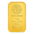 10g 9999 gold - Switzerland - Minted Bar - Kinebar