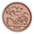 Quarter Sovereign Charles III Gold Coin | 2024