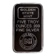 5 Oz Silver Bar Golden State Mint