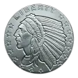 1 Oz Silver Round Incuse Indian Design Golden State Mint