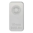 10 oz GBA Silver Cast Bar 999