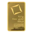 0.5 Gram Valcambi Minted Gold Bar