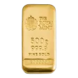 500 Gram Royal Mint Cast Gold Bar