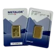 5 Gram Metalor Minted Gold Bar