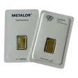 2 Gram Metalor Minted Gold Bar