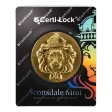 Scottsdale Mint Stacker 1oz Gold Carded Certi-Lock Round