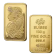 100 Gram PAMP Lady Fortuna Gold Bar