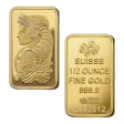 ½ Ounce PAMP Lady Fortuna Gold Bar