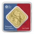 1 oz Royal Mint Britannia and Liberty Gold Bar